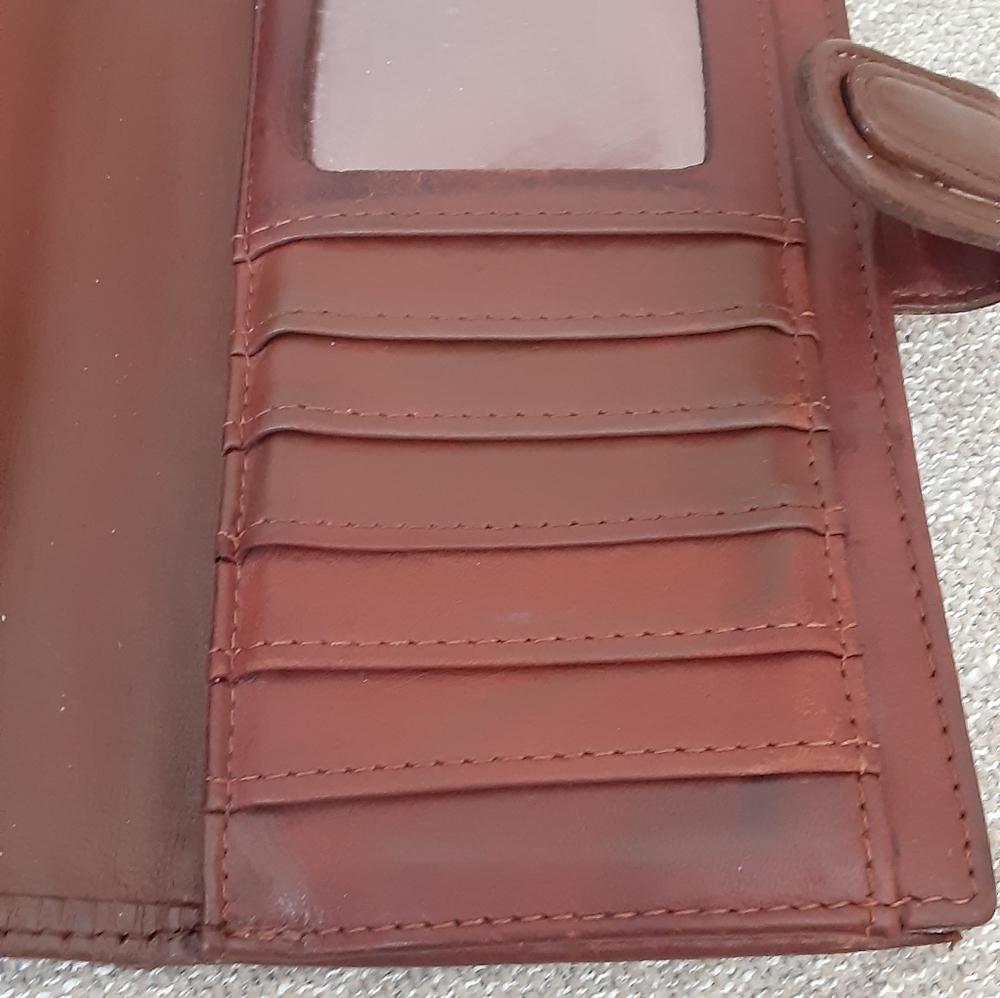 Coach  vintage Red and Brown Women's Wallet - Picture 6 of 12